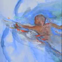 8 swiming through with fish leybourne lakes