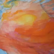 Two People, River Dawn